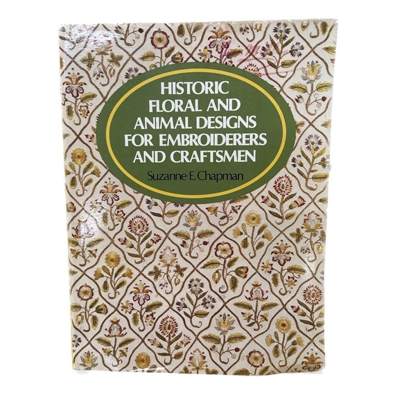 Vintage 1977 Historic Floral & Animal Designs For Embroiderers & Craftsmen - Picture 1 of 6